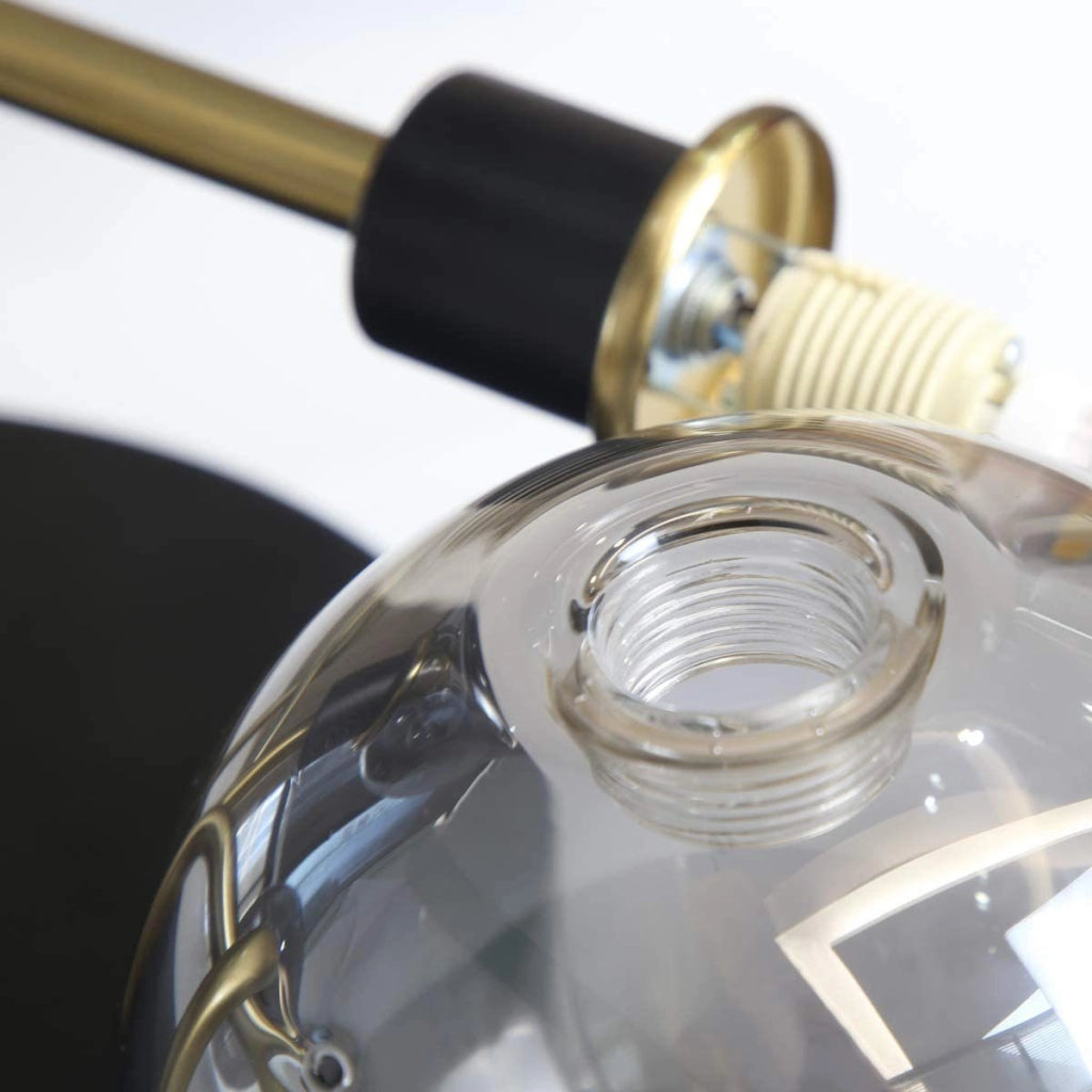 ZMH Lampada da soffitto a globo in vetro per illuminazione soggiorno