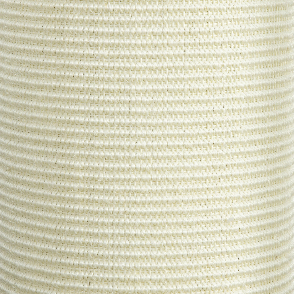Tiragraffi per Gatti Angolare ¨C Zephmum ¨C 35x35x85 cm, Bianco Crema