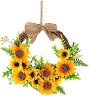 Slinger di Fiori Finti per Decorazioni di Primavera Estate - Fioriera con Foglie Verdi per Casa, Giardino e Feste