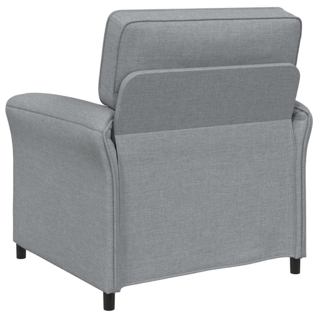 Set di divani 2 pz Grigio Chiaro Tessuto 3424871
