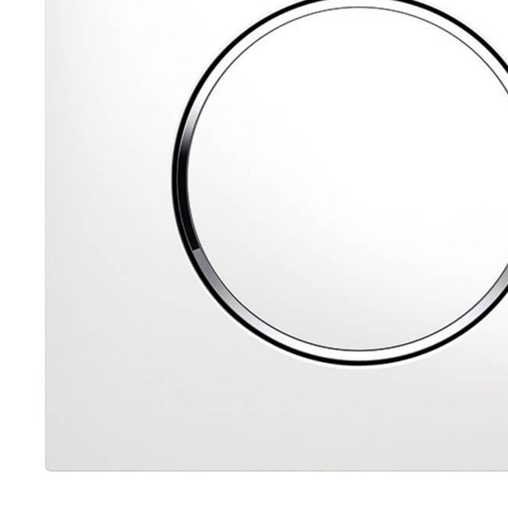 Placca bianca per cassetta Geberit unica - Serie Sigma20