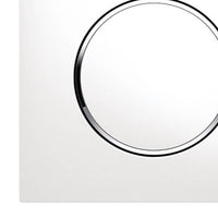 Placca bianca per cassetta Geberit unica - Serie Sigma20