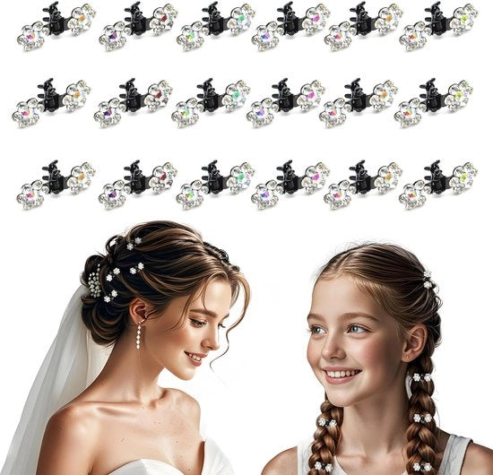 Set di 6 clip per capelli in forma di becco di anatra per donne accessori per capelli modelli di moda per donne e ragazze - antiscivolo, clip per capelli resistenti 13 × 3 cm