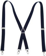 Bretels per uomo - Flessibili - Elastici/Comodi - a forma di X - 4 Ganci girabili - Duraturi - Cerniere rinforzate - Bretel