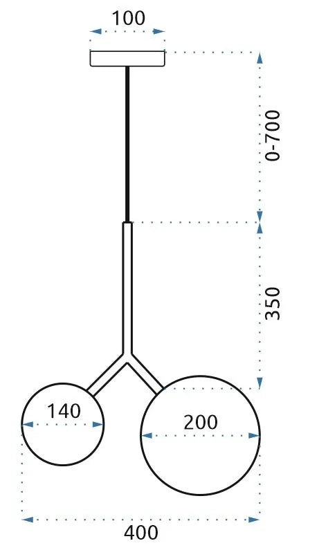 Lampada APP1013-2CP