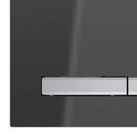 Placca con vetro a specchio fumé per cassetta Geberit unica - Serie Sigma50