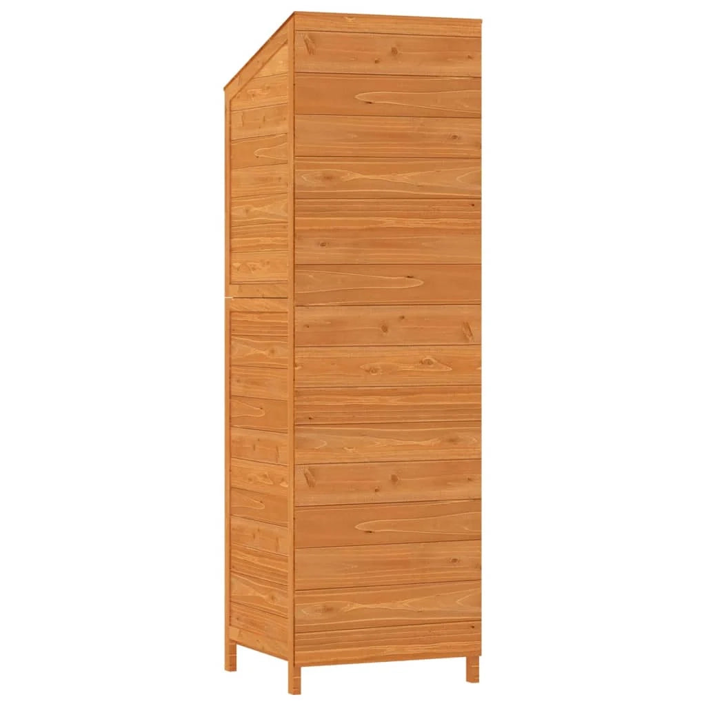 Casetta da giardino 55 x 52 x 174,5 cm in legno massello di abete marrone 02_0044054