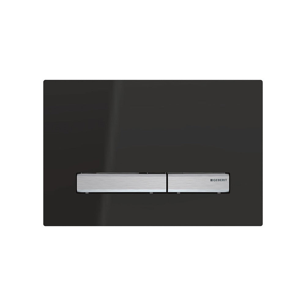 Placca nera per cassetta Geberit unica - Serie Sigma 50