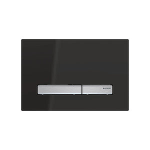 Placca nera per cassetta Geberit unica - Serie Sigma 50