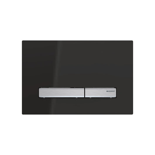 Placca nera per cassetta Geberit unica - Serie Sigma 50