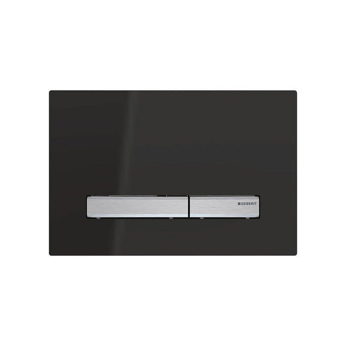 Placca nera per cassetta Geberit unica - Serie Sigma 50