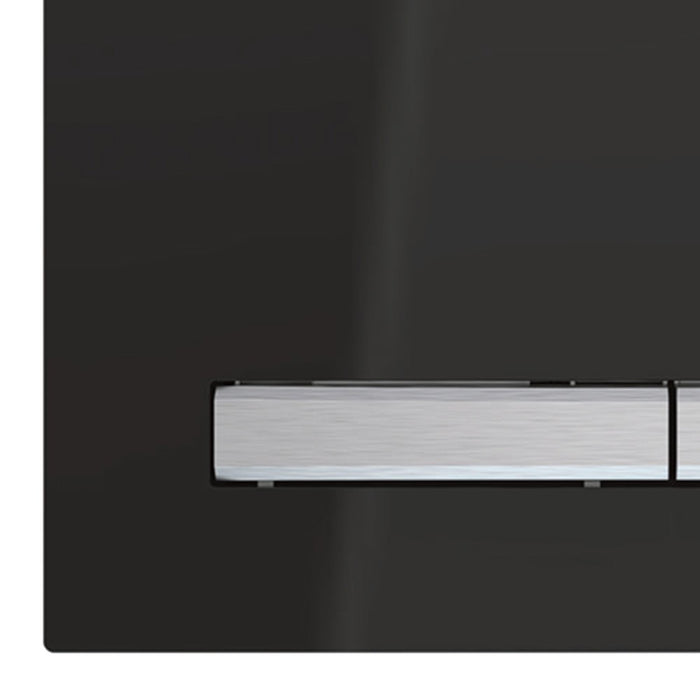 Placca nera per cassetta Geberit unica - Serie Sigma 50