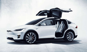 RIGUM905366 TESLA Model X dal 2015- 5 posti Tappeti in Gomma Auto