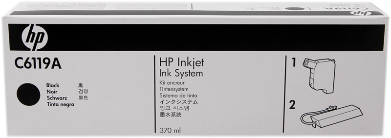 ORIGINAL HP Cartuccia d'inchiostro nero C6119A SPS 370ml 370ml TIJ 2.5 - HP 4500