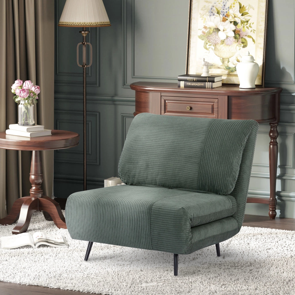 Letto Singolo Imbottito con Schienale Regolabile ¨C zephmum ¨C Legno e Acciaio