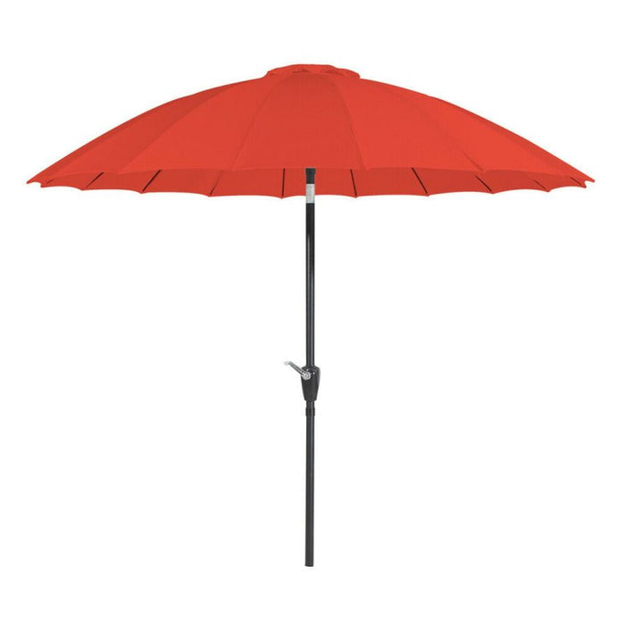 OMBRELLONE A RAGGIERA D.270CM CON MANOVELLA CORALLO DI VERDELOOK