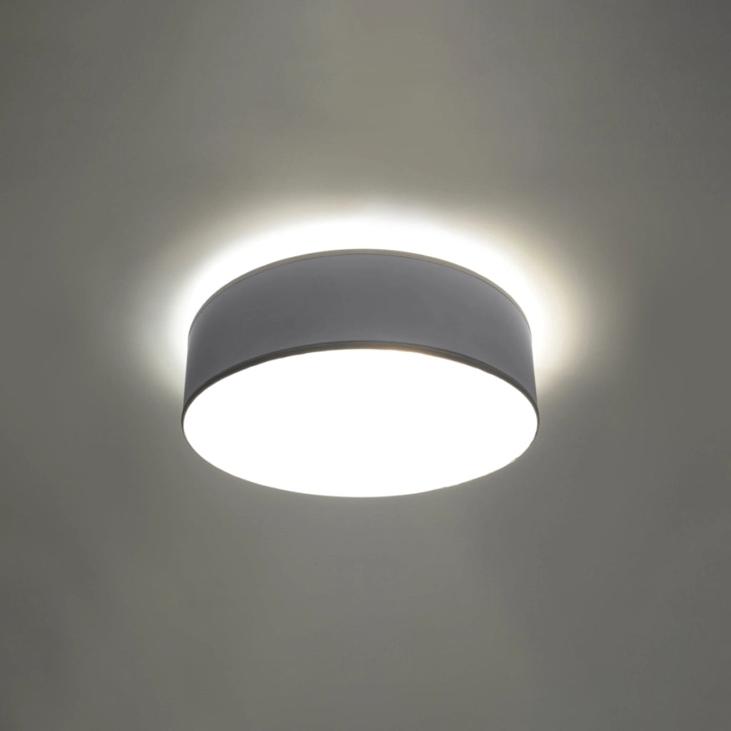 ARENA Lampada da soffitto di design arancione spagnolo grigio 35x35x11 cm 2x15W LED