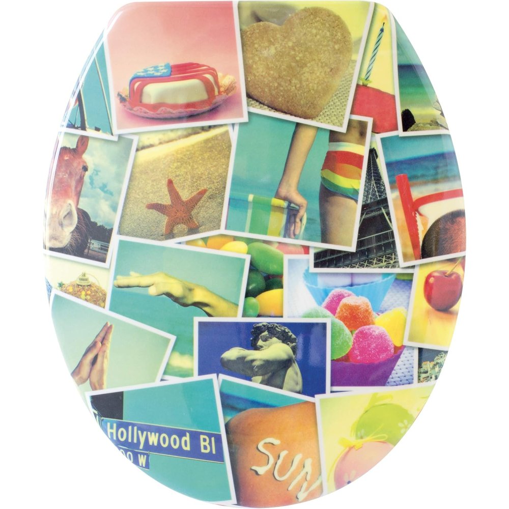 Gelco design holidays fotografica sedile wc, termoindurente du