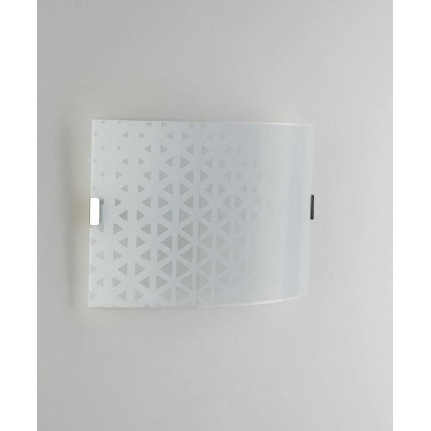 APPLIQUE MAORI 2XE27 35X10,5XH20CM BIANCA ESAGONI.