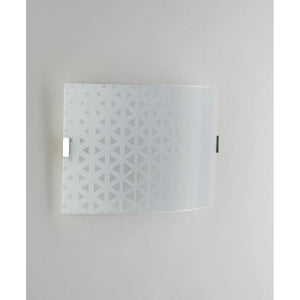 APPLIQUE MAORI 2XE27 35X10,5XH20CM BIANCA ESAGONI.