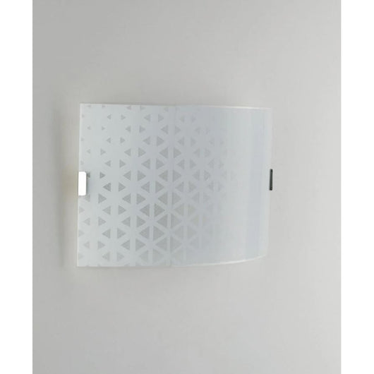 APPLIQUE MAORI 2XE27 35X10,5XH20CM BIANCA ESAGONI.