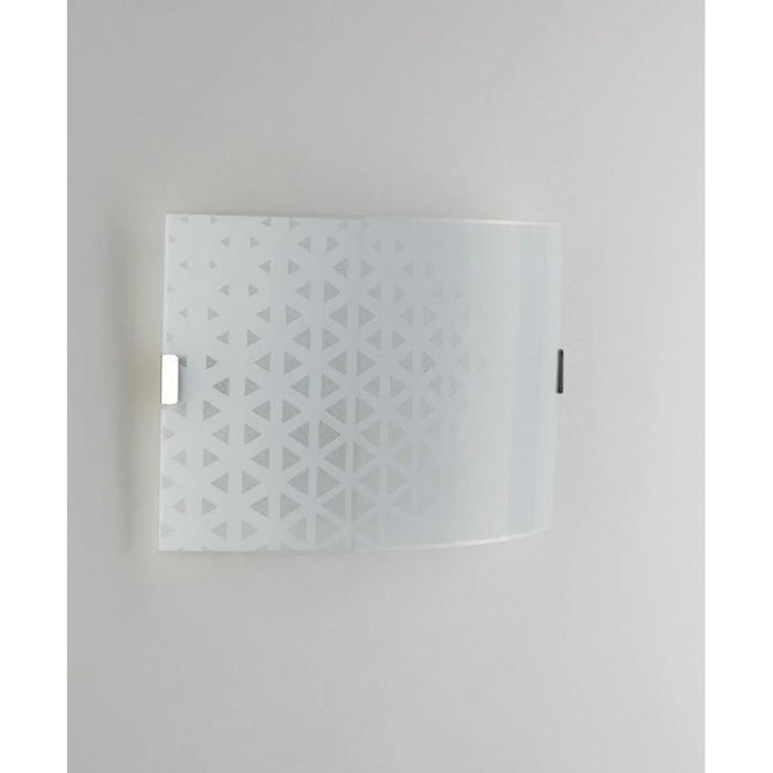 APPLIQUE MAORI 2XE27 35X10,5XH20CM BIANCA ESAGONI.