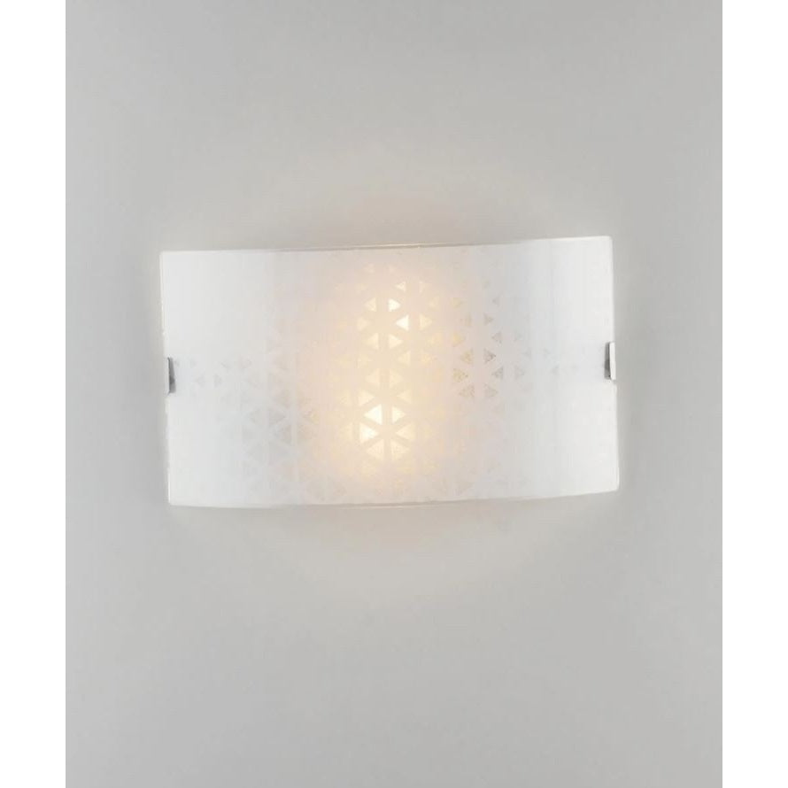 APPLIQUE MAORI 2XE27 35X10,5XH20CM BIANCA ESAGONI.