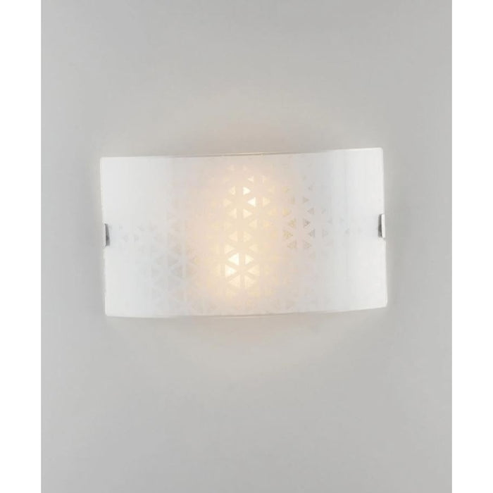 APPLIQUE MAORI 2XE27 35X10,5XH20CM BIANCA ESAGONI.