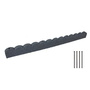 BORDURA EFFETTO MURETTO 120CM IN GOMMA.