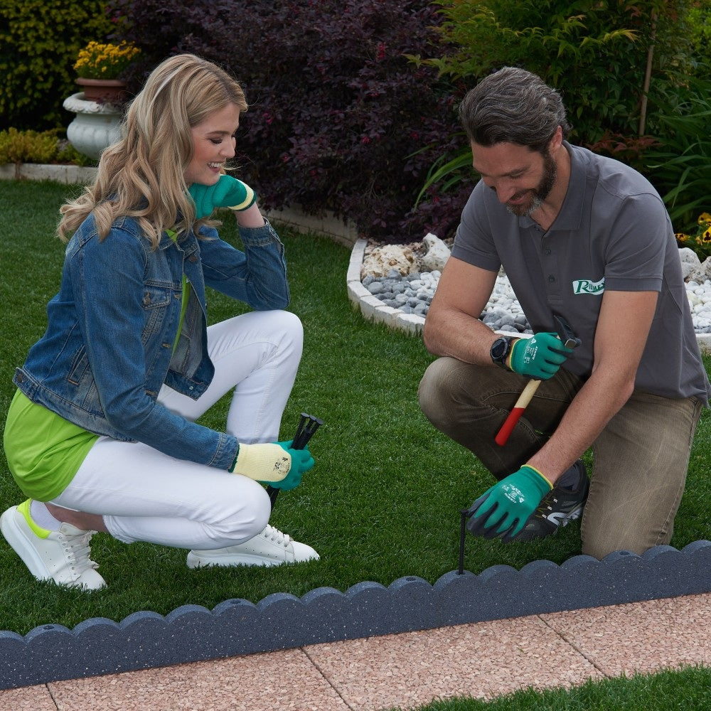 BORDURA EFFETTO MURETTO 120CM IN GOMMA.