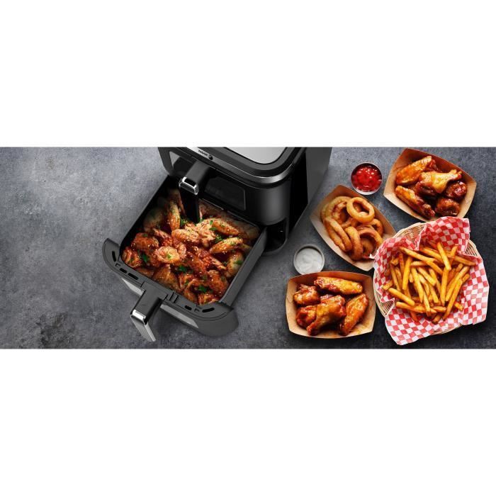Friggitrice senza olio FAGOR - Airfryer FGD11 - Capacità 11L - Doppie vasche 5,5 L - 12 programmi di cottura - 2800W