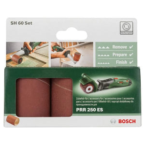 Set di abrasivi BOSCH PRR 60mm G80 + G120 + G240