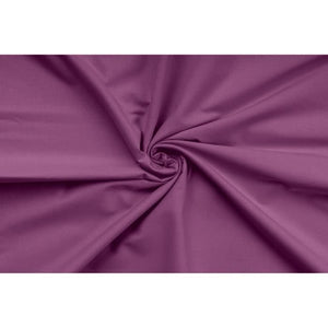 Completo letto - 1 copripiumino 220 x 240 cm + 2 federe 60 x 60 cm - 100% cotone rinforzato - Viola