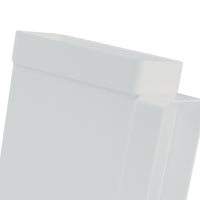 Raccordo a t rettangolare 55x110mm bianco per cappe