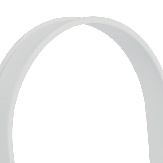 Collare circolare 100mm bianco per cappe