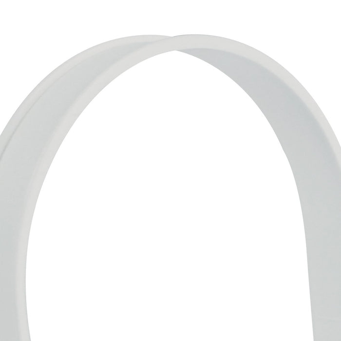 Collare circolare 100mm bianco per cappe