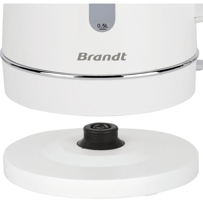 Bollitore - BRANDT - BO1702W - 1,7 L - Base 360 - Bianco