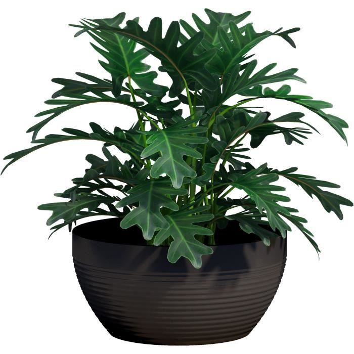 Bicchiere - GARDEN ID - Green Care Impact Nero-Anth - 35 x 16 cm - Garanzia 10 anni - 100% riciclato - Resistente UV/gel