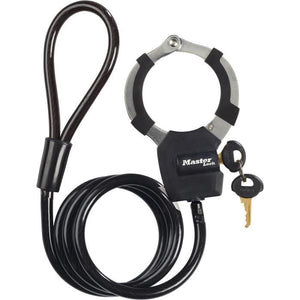 Cavo per serratura a chiave MASTER LOCK con manette - 1 m