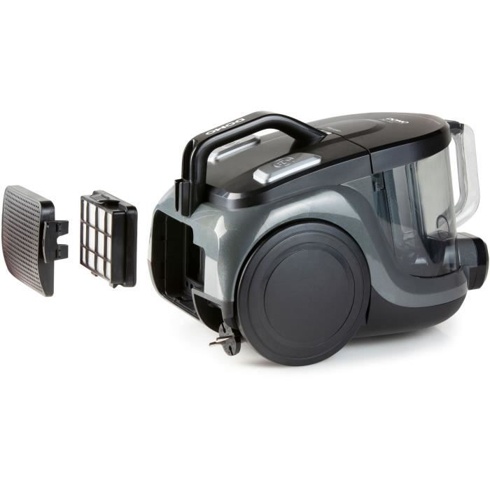 Domo Do7295S - borsa senza borsa senza sacchetto - Sistema ciclonico - Nuovo spazzola pulita profonda - serbatoio di carrello 2.5L