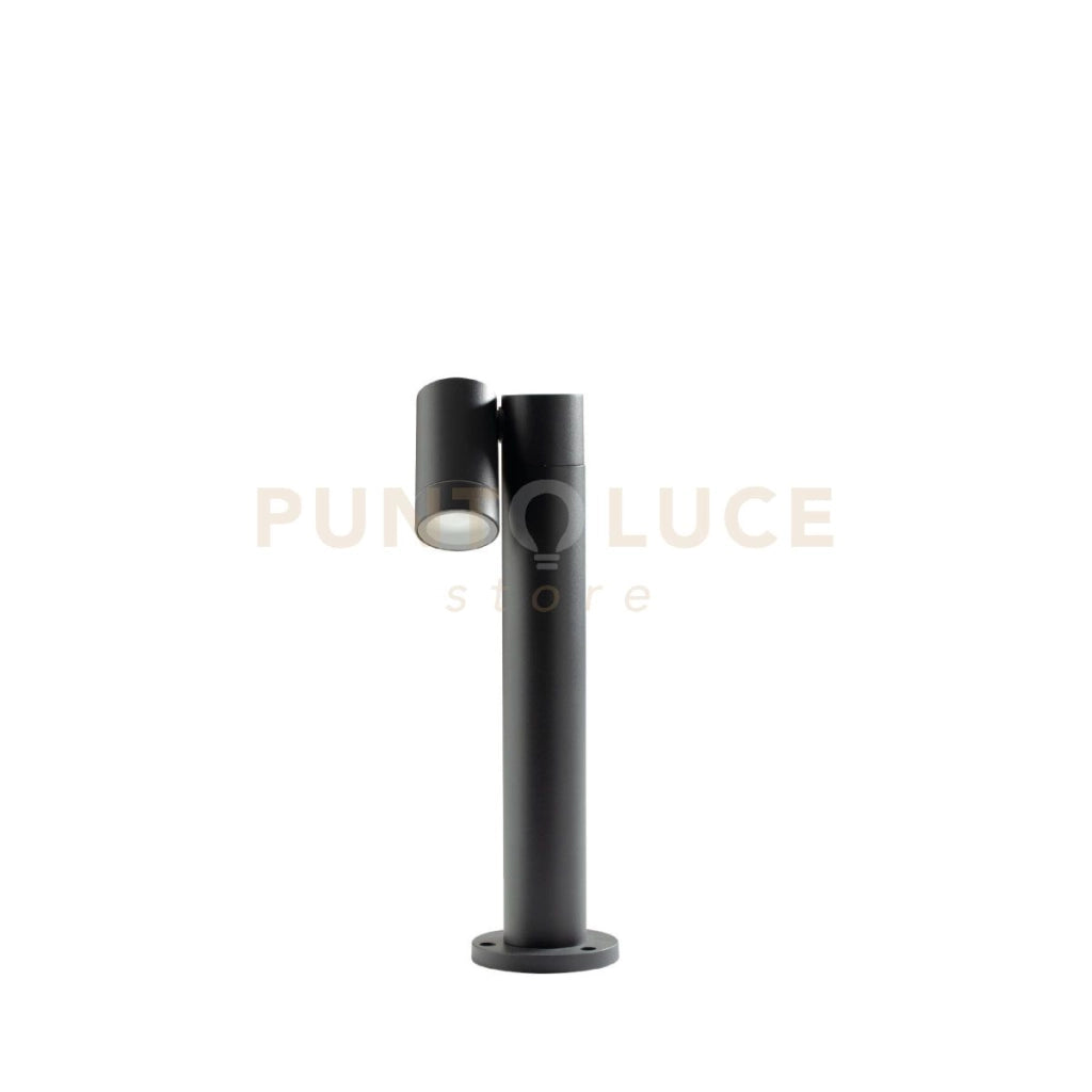 GES1120- PALETTO IN ALLUMINIO 1 LUCE ATTACCO GU10 ANTRACITE IP65 H.45CM