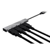 HUB TRUST Halyx Mini 4 Port USB Allumini