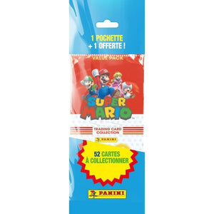Pacchetto grasso - PANINI - SUPER MARIO - 2 bustine protettive - 52 carte