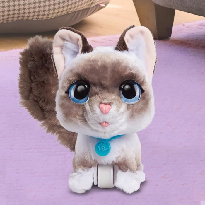 Giocattolo interattivo - FURREAL FRIENDS - Big Walking Kitten 23 cm - Animale interattivo con guinzaglio