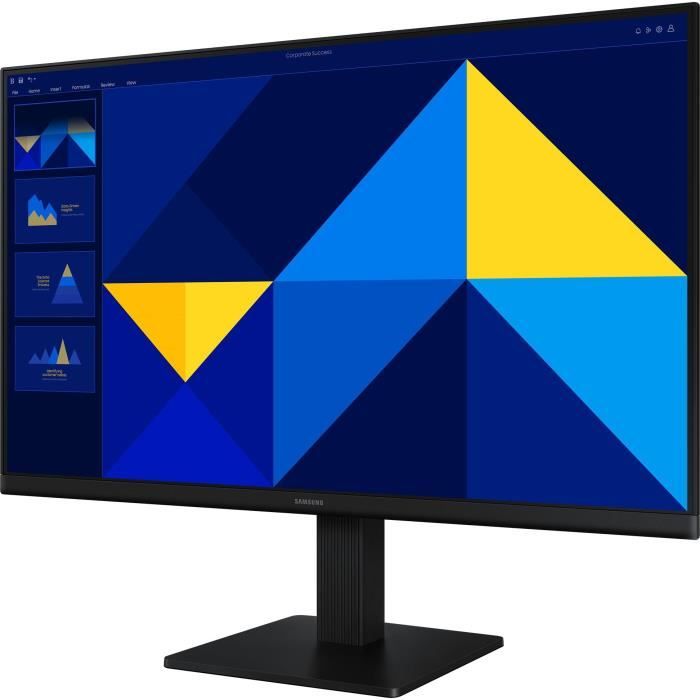 - Samsung - Samsung S24D300GAU - Serie S30GD - Schermo LED - 24 - 1920 x 1080 Full HD (1080p) 100 Hz - IPS - 250 cd/m - 1000:1