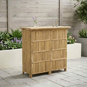 Tavolo da bar da esterno Naturale 115 x 55 x 105 cm Bambù