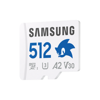 Samsung Sonic PRO Plus è una scheda MicroSDXC da 512GB con velocità di lettura fino a 180 MB/s e scrittura fino a 130 MB/s. Offre prestazioni U3 V30 A2 ideali per video 4K e applicazioni esigenti.