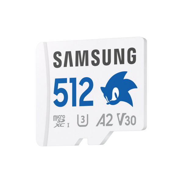 Samsung Sonic PRO Plus è una scheda MicroSDXC da 512GB con velocità di lettura fino a 180 MB/s e scrittura fino a 130 MB/s. Offre prestazioni U3 V30 A2 ideali per video 4K e applicazioni esigenti.