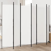 Divisorio a 6 Pannelli Bianco 300x200 cm Tessuto 350190