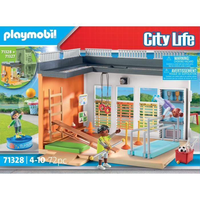 PLAYMOBIL 71328 Palazzetto dello sport - Vita cittadina - Scuola - Amore per imparare Mondo scolastico